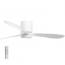 Ανεμιστήρας Οροφής 40W Με 3 Πτερύγια Remote Control Λευκός